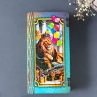 Купюрница  "Поздравляем с днем рождения!"  19,5х11х3 см, вид 4