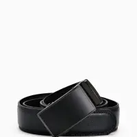 Ремень мужской, ширина 3.7 см, пряжка автомат, чёрный