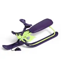 Снегокат, лимонный, фиолетовый, ТСП/ЛФ Nika Kids