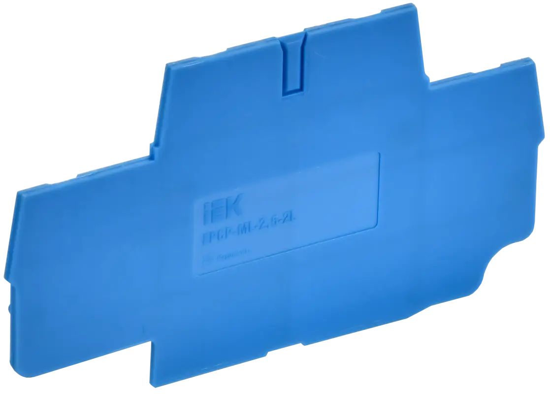 ARMAFIX Заглушка EPCXDL2.5 BU для колодки клеммной CXDL2.5 синяя IEK