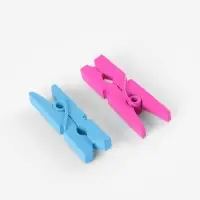 Прищепки для шитья, 2.5&times;0.8&times;0.3 см, 50 шт., разноцветные