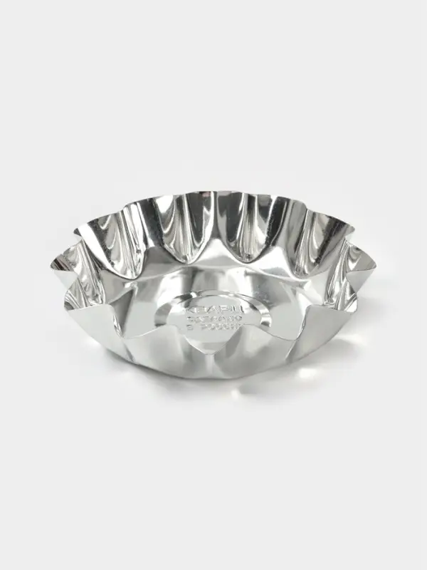 Форма для выпечки печенья, d=10.1 см, h=2.5 см, жесть, серебристая