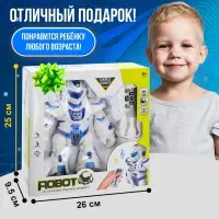 Робот радиоуправляемый &laquo;Танцор&raquo;, световые и звуковые эффекты, работает от батареек, цвета МИКС