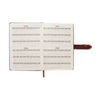 Ежедневник недатированный формат А5, с хлястиком, 112л, линия, пвх, Коричневый Ежедневник недатированный формат А5, с хлястиком, 112л, линия, пвх, Коричневый