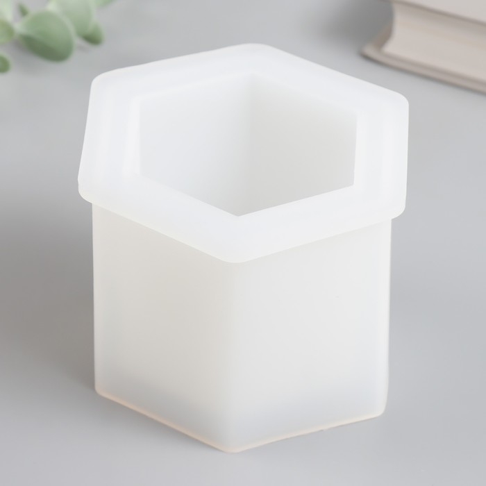 Молд силикон Молд силикон "Подсвечник шестигранник" 10,4х9х8,6 см