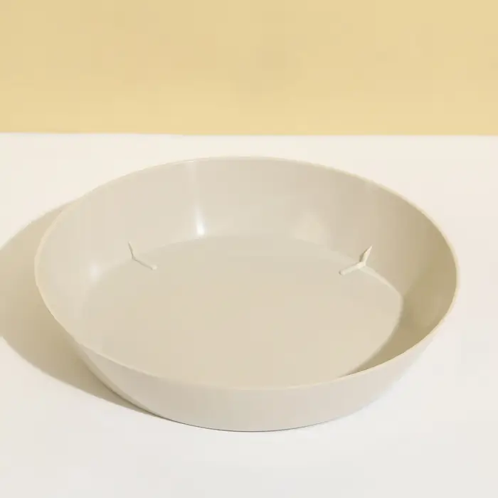 Поддон для горшка, d = 14,2 см, пластик, бежевый Поддон для горшка, d = 14,2 см, пластик, бежевый