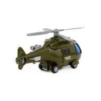 Вертолёт военный "Импульс", инерционный, со светом и звуком 61830