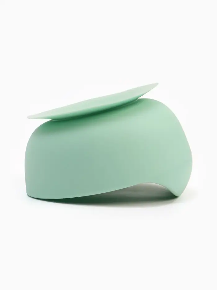 Тарелка детская на присоске и ложка, бирюзовый, Mum&Baby Тарелка детская на присоске и ложка, бирюзовый, Mum&Baby