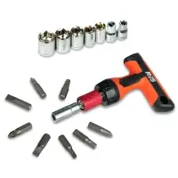 Отвертка реверсивная с насадками (26 предметов) AVS ORS26