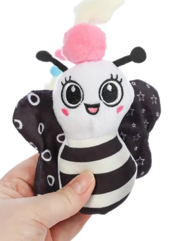 Мобиль музыкальный на кроватку Крошка Я &laquo;Весёлая пчёлка&raquo;, звуковые эффекты, чёрный