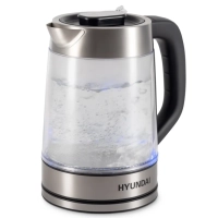 Чайник HYK-G4015 1,7л 2200Вт черный (стекло)