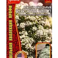 Семена цветов Алиссум Чистый Кристалл White F1 (Clear Crystal) 5м.др.  12.29 г.