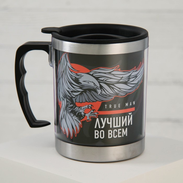 Термокружка True man, 400 мл, сохраняет тепло 2 ч Термокружка True man, 400 мл, сохраняет тепло 2 ч