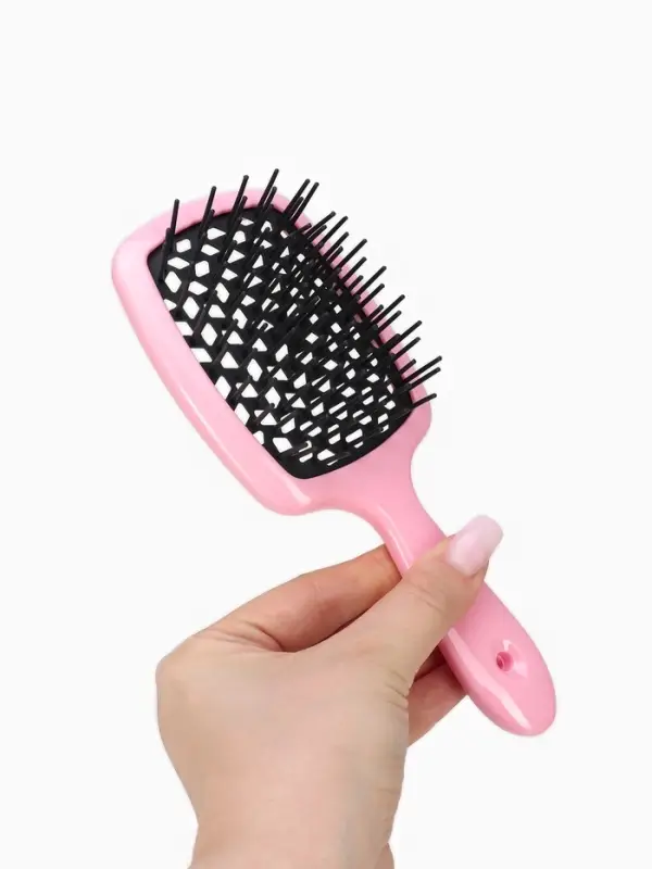 Расчёска массажная, широкая, продуваемая, 8.4&times;20.5(&plusmn;1) см, МИКС