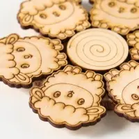 Подставка под горячее &laquo;Овечка&raquo;, 11см, можжевельник, фанера