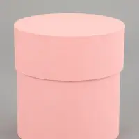 Набор круглых подарочных коробок 5 в 1 &laquo;Крема&raquo;, 20&times;20&times;20- 11&times;11&times;11 см