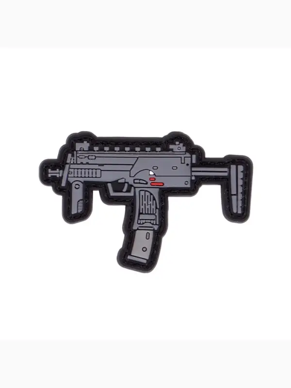 Шеврон на одежду &laquo;Автомат MP7&raquo;, на липучке, 8&times;5 см, разноцветный