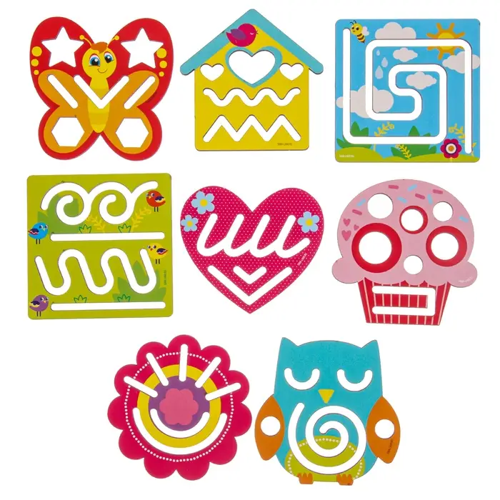 Трафареты для рисования Лесная мастерская &laquo;Для девочек&raquo;