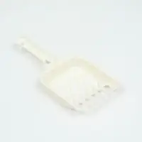 Туалет для кошек, 38&times;28&times;15 см, округлый, с бортиком и совком, синий