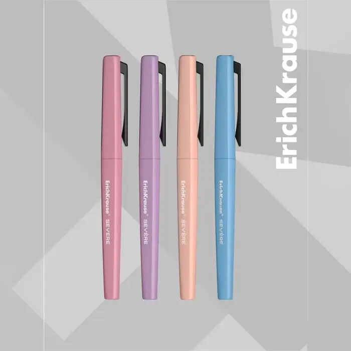 Ручка шариковая, ErichKrause, Severe Stick Manga, узел 0.7 мм, мягкое и быстрое письмо без усилий, чернила синие, МИКС