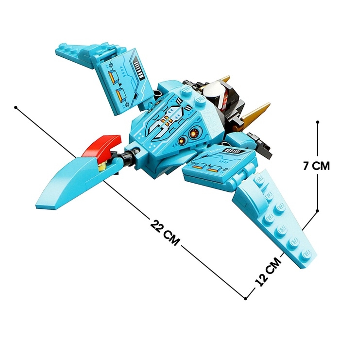 Конструктор Динобот  Конструктор Динобот "Вождь Тиранозавр", 77 деталей