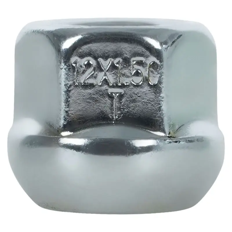 Гайка колесная M12x1,5x19,5, сфера R12, ключ 19, открытая, хром, 1 шт для Honda