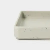 Блюдо сервировочное &laquo;Мрамор&raquo;, 24.5&times;2.5 см, серое