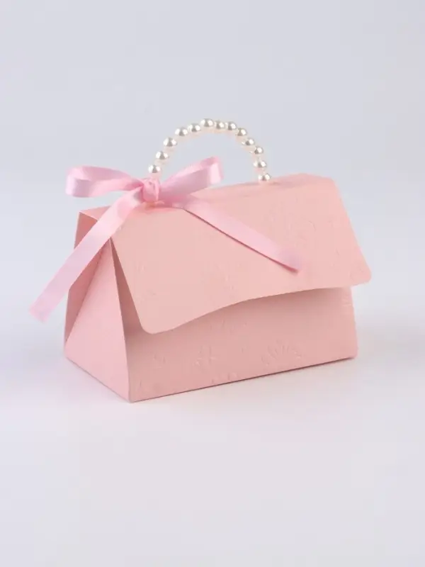 Подарочная коробочка для упаковки подарков, розовая