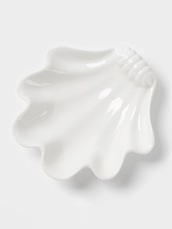 Блюдо для подачи ракушка "White Label"  21,5х21х5,5 см