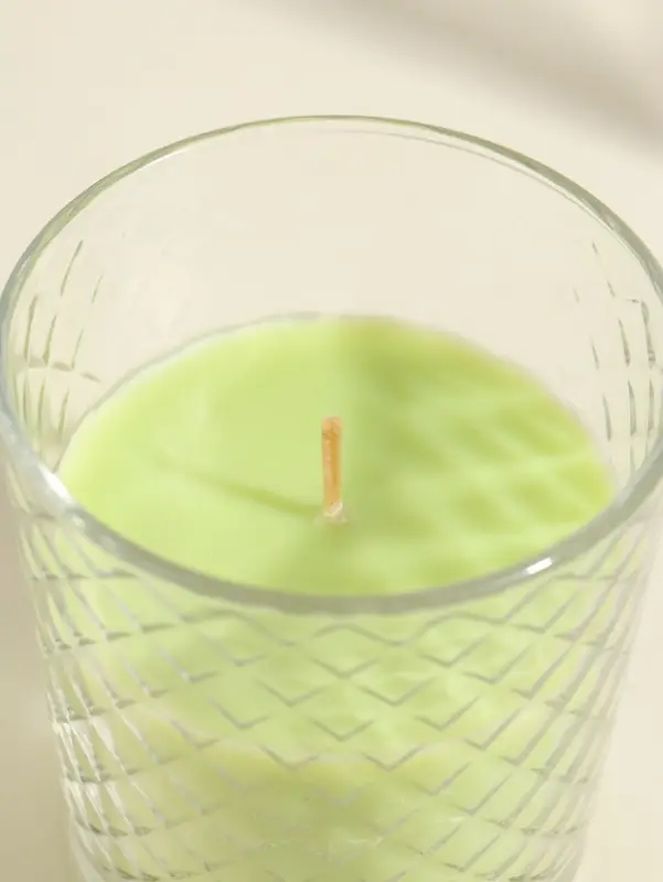 Ароматическая свеча в стакане &laquo;Лайм и мята&raquo;, 8&times;8.5 см, 30 ч