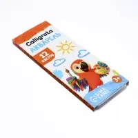 Акварель Calligrata kids, 12 цветов, без кисти, картон, ЭКОНОМ, МИКС
