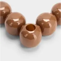 Подсвечник на 4 свечи &laquo;Бусы&raquo;, с 12 сферами, 20.5&times;20.5&times;5.5 см, бисквит