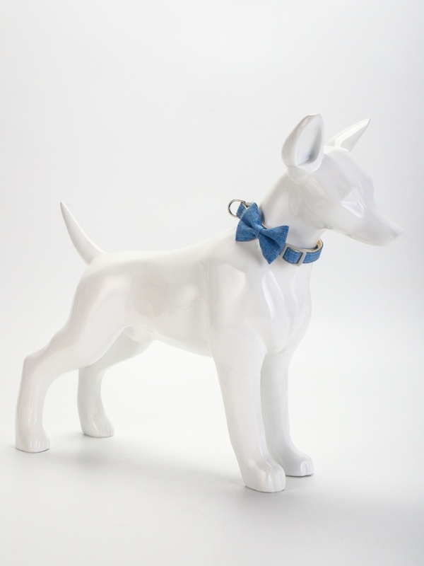 Ошейник Ошейник "Джентельмен жакардовый", 40 х 1,5 см, синий