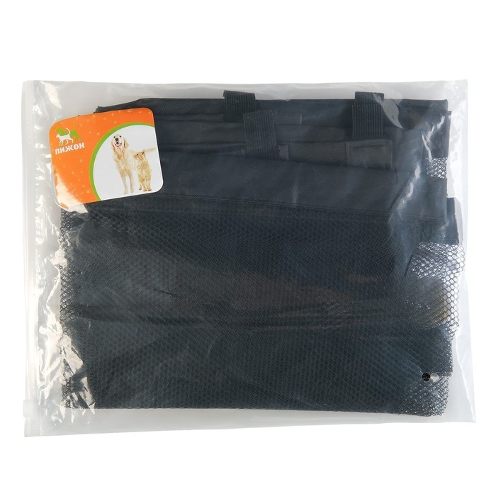 Барьер-сетка для животных на проёмы, 187 х 74 см, чёрный Барьер-сетка для животных на проёмы, 187 х 74 см, чёрный