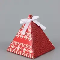 Аромасаше новогодние, набор 5 шт., аромат карамель