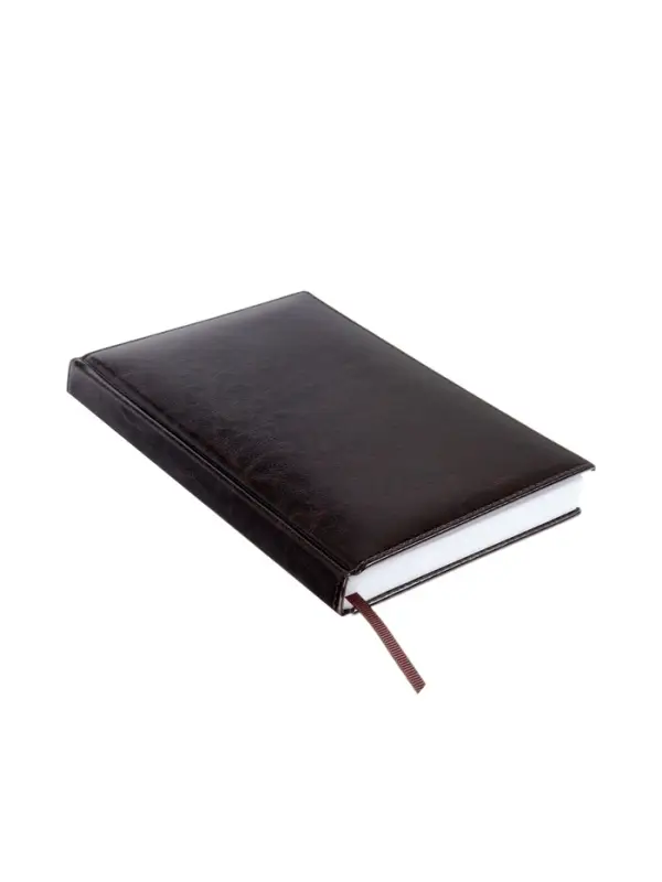 Ежедневник недатир А5 160л Небраска ТЕМНО коричневый