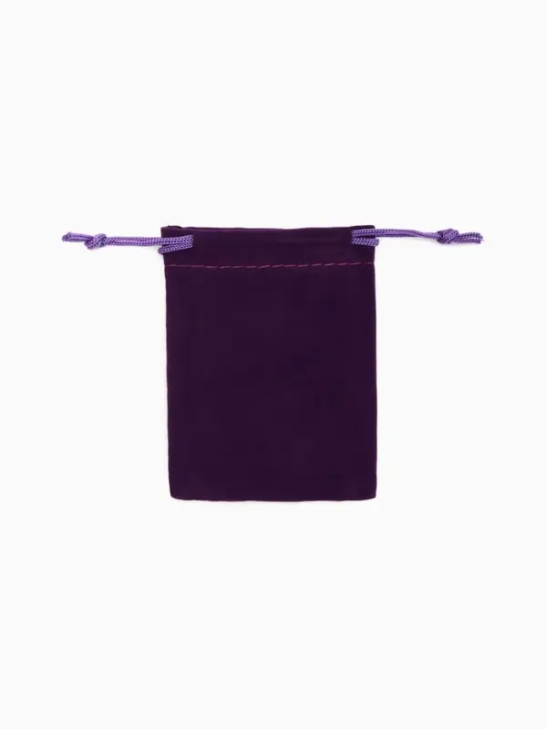 Мешочек бархатный, 7×9 см, фиолетовый Мешочек бархатный, 7×9 см, фиолетовый