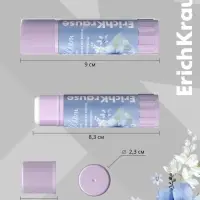 Клей-карандаш, ErichKrause EasyStick Pastel Bloom, PVP, экономичный расход, 13 г, МИКС