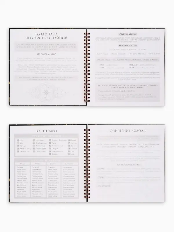 Дневник таролога, твёрдая обложка, 20&times;20 см, 85 л. &laquo;Черный&raquo;