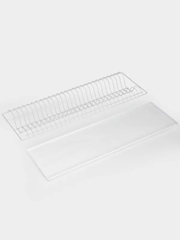 Сушилка для посуды с поддоном для шкафа 80 см, 76.5&times;25.6 см, белая