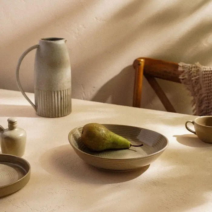 Тарелка глубокая SL Home &laquo;Песчаный бриз&raquo;, 1.3 л, 26&times;24&times;6 см, фарфор, бежевая