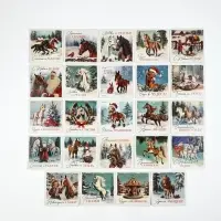 Набор магнтитов полимер 24 шт винтажные символ года Набор магнтитов полимер 24 шт винтажные символ года