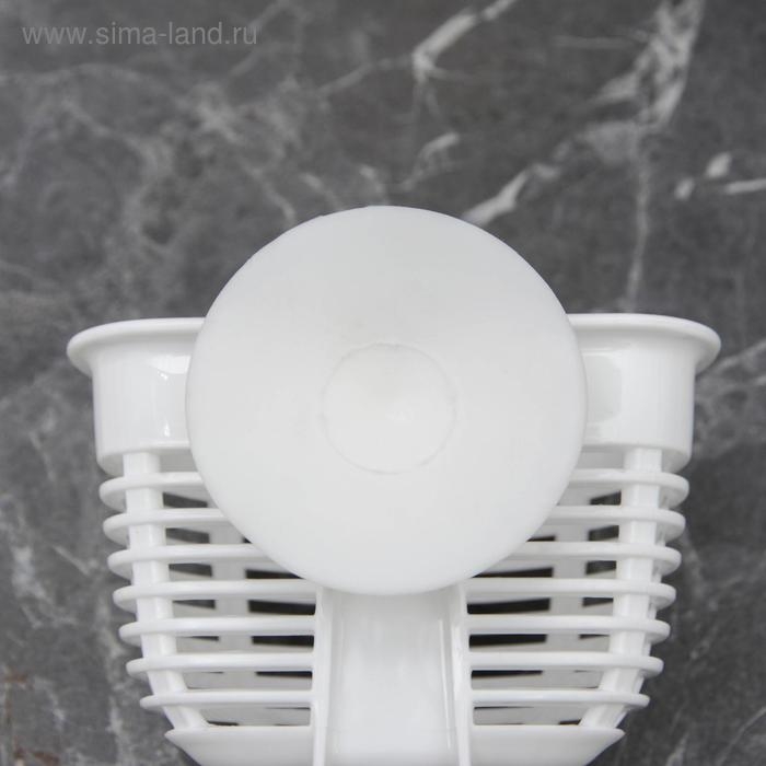 Держатель подвесной на присосках econova Helper, 10,3×8,4×7,1 см, цвет белый Держатель подвесной на присосках econova Helper, 10,3×8,4×7,1 см, цвет белый