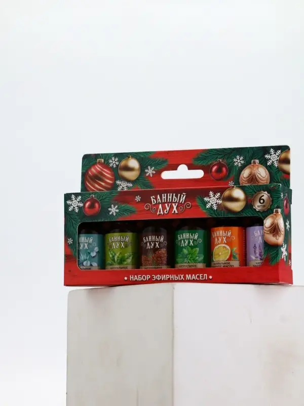 Эфирное масло, набор 6 шт х 10 мл, Банный дух