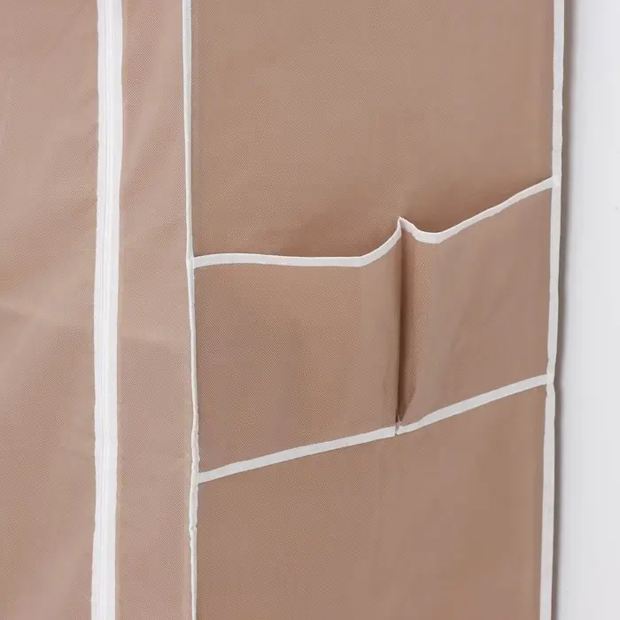 Шкаф тканевый каркасный, складной LaDо́m, 70&times;45&times;150 см, бежевый