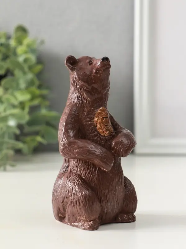 Фигура Фигура "Медведь тотемный" высота 11 см, коричневый цвет