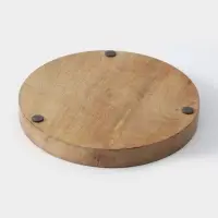 Клош стеклянный, 20&times;20&times;20 см, дерево