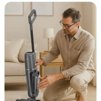 Вертикальный беспроводной моющий пылесос КТ-5296