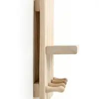 Полка - вешалка "Зебра" 4 крючка 84х33х12 см