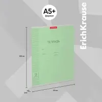 Тетрадь 12 листов в частую косую линейку, ErichKrause «Классика», обложка мелованный картон, зелёная Тетрадь 12 листов в частую косую линейку, ErichKrause «Классика», обложка мелованный картон, зелёная